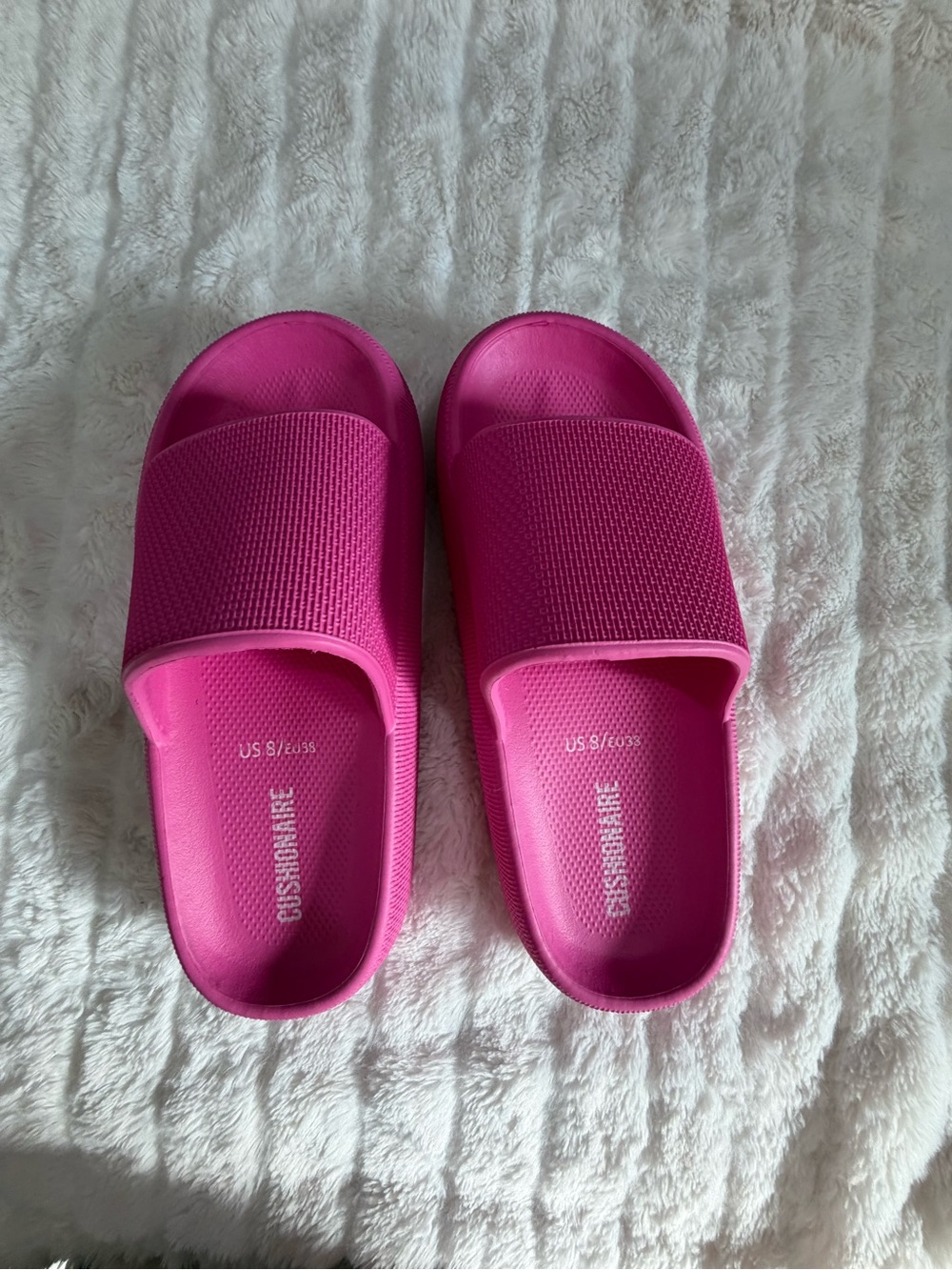 Women's Pink Slide Sandals - Lightweight Comfortable Slides